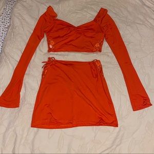 Orange 2 piece set